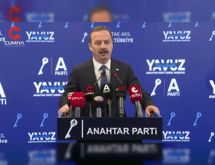 Anahtar Parti Genel Başkanı Yavuz Ağıralioğlu: “Öcalan’dan demokrasi dinlemek mecburiyetinde kaldınız”