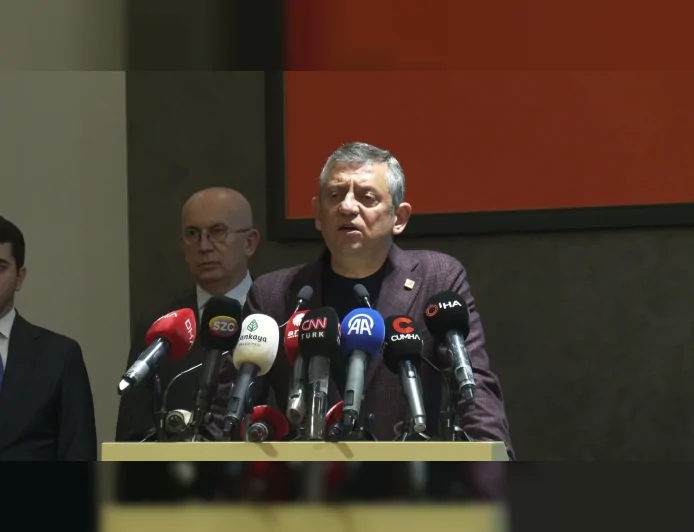 CHP Genel Başkanı Özgür Özel: “Adalet olmadan bir şey konuşmak mümkün değil