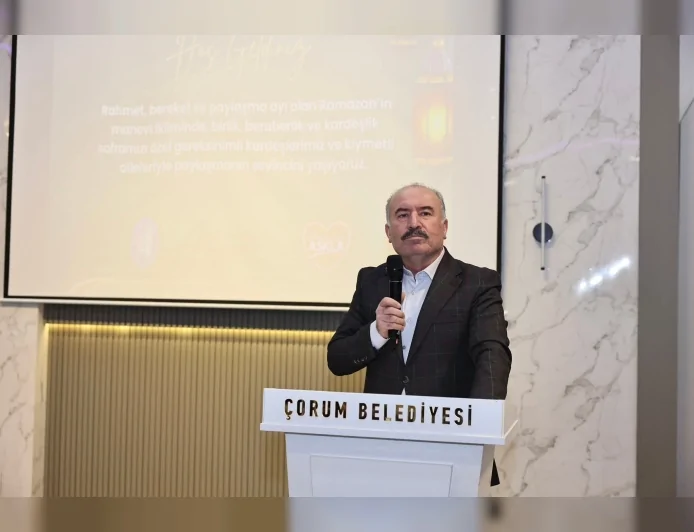 Çorum Valisi Ali Çalgan: “Gönüllerimizin bir olduğu bu sofralarda buluşmak büyük bir mutluluk”