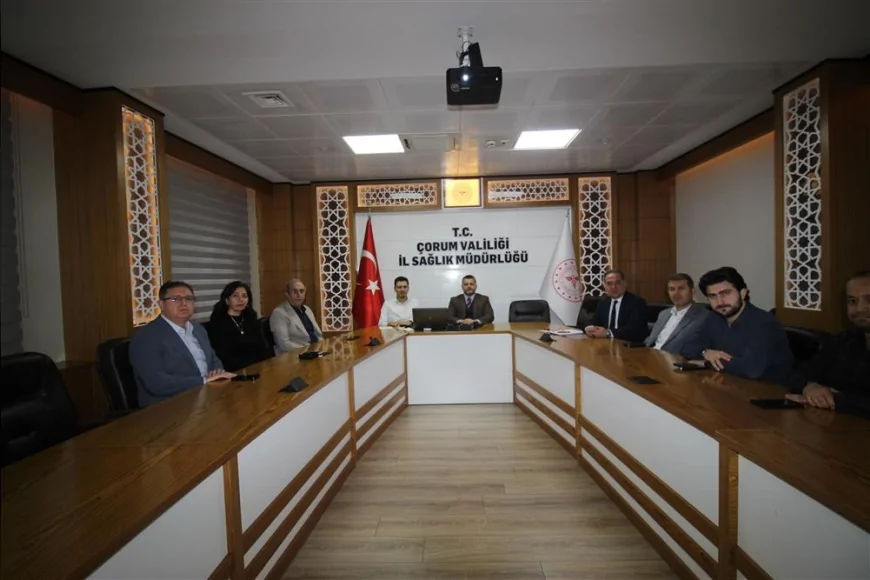 Çorum İl Sağlık Müdürü başkanlığında sağlık hizmetlerinin geleceği için planlama toplantısı yapıldı
