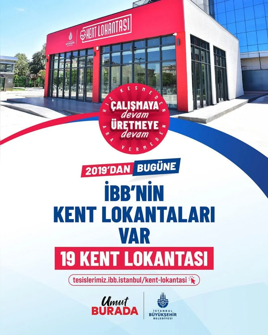 İstanbul Büyükşehir Belediyesi’nin 2019’da Başlattığı Kent Lokantaları Projesi 19 Noktaya Ulaştı