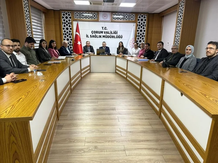Çorum İl Sağlık Müdürlüğü 2025 Sağlık Hizmet Sunumu Değerlendirmesini Tamamladı, 17 Başlıkta Yol Haritası Belirlendi