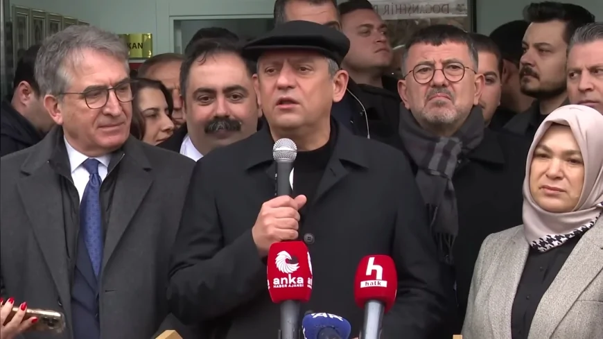 Cumhuriyet Halk Partisi Genel Başkanı Özgür Özel Malatya’da: “Depreme hazırlık için her şey vardı ama hükümet mazeretsiz yakalandı”