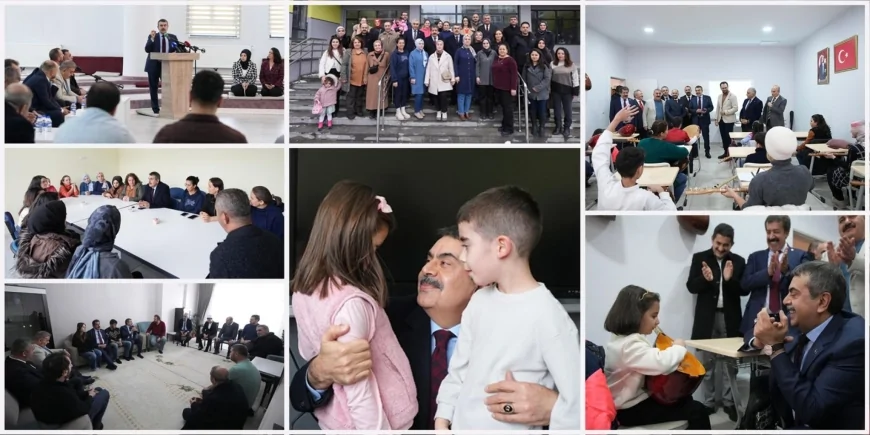 Millî Eğitim Bakanı Yusuf Tekin Erzurum’da: “Yeni okulumuz Pazartesi günü evlatlarımıza kapılarını açacak”