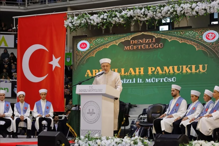 Denizli İl Müftülüğü Himayesinde 168 Öğrenci İçin Coşkulu Hafızlık İcazet Merasimi Düzenlendi