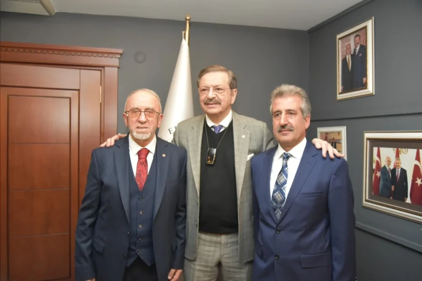 Türkiye Odalar ve Borsalar Birliği Başkanı Rifat Hisarcıklıoğlu: “Başkan Dumandağ’ın bilgi ve tecrübesinden istifade ediyorum”