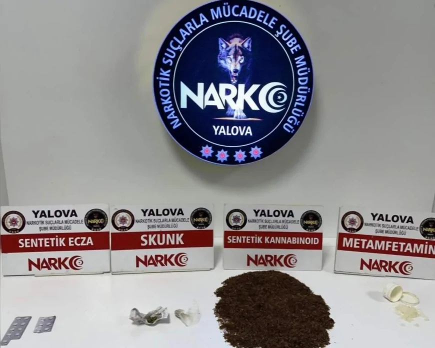 Yalova Cumhuriyet Başsavcılığı Koordinesinde Uyuşturucu Operasyonu: 1100 Gramdan Fazla Skunk Ele Geçirildi
