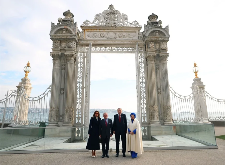 Ürdün Kralı II. Abdullah, Cumhurbaşkanı Recep Tayyip Erdoğan’a “Hüseyin Bin Ali Nişanı” Takdim Etti
