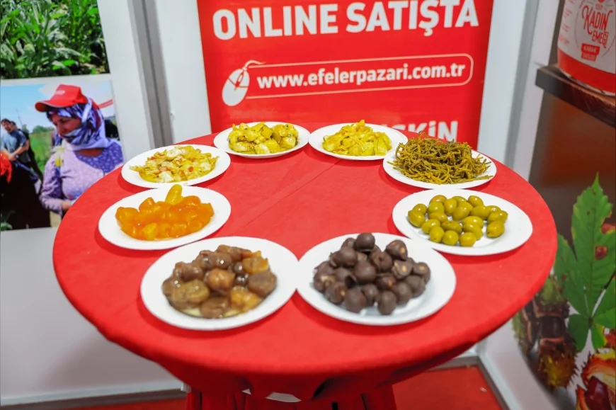 Efeler Belediyesi Kadın Emeği Tarımsal Ürün Fabrikası Aydın Tarım Fuarı’nda Yoğun İlgi Gördü