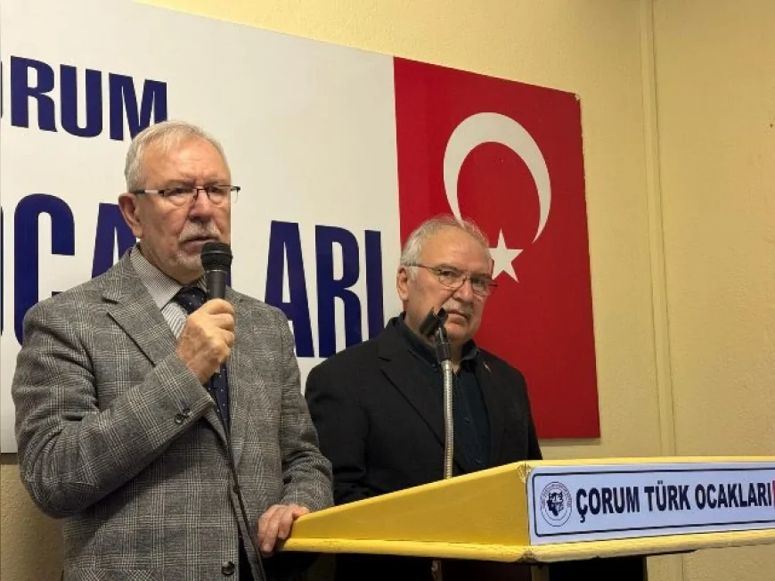 Türk Ocakları Çorum Şubesi Başkanı Prof. Dr. İrfan Çağlar: “Birlik ve kararlılıkla çalışmalarımızı sürdüreceğiz”