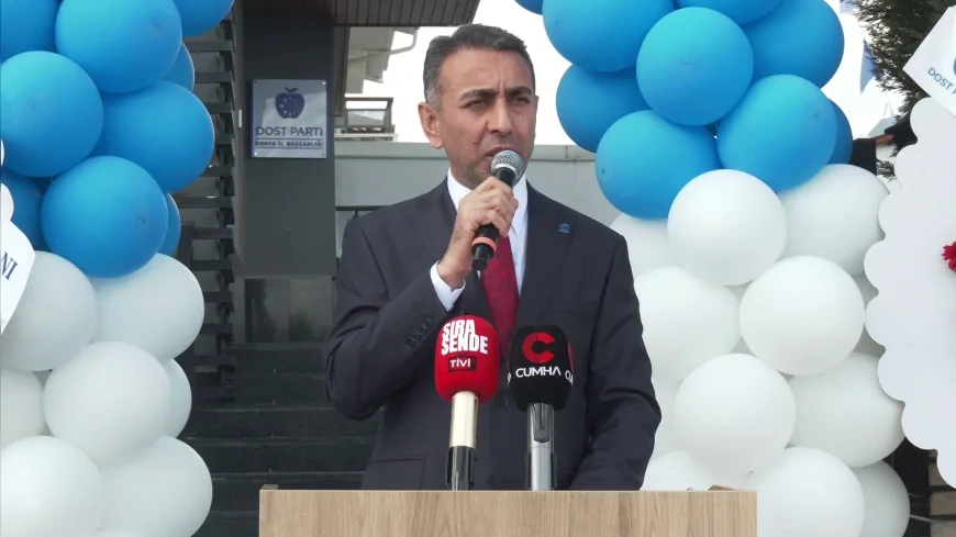 DOST PARTİ KONYA İL BAŞKANLIĞI’NI AÇTI, GENEL BAŞKAN EŞİN: “KAPIMIZ HERKESE AÇIK, EL ELE GÖNÜL GÖNÜLE YÜRÜYECEĞİZ”