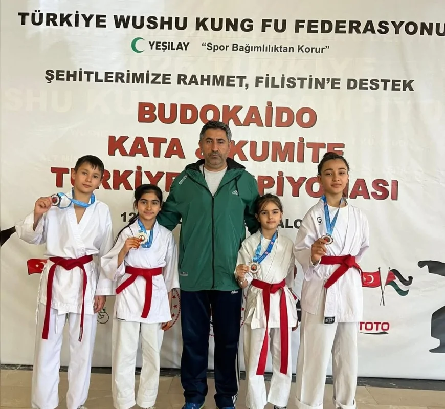 Budokaido Türkiye Şampiyonası’nda Çorumlu Sporcular 4 Madalya ile Döndü