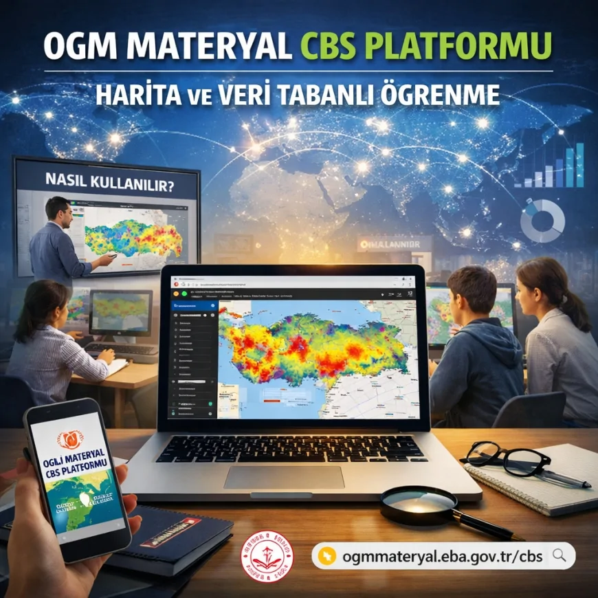 Milli Eğitim Bakanlığı OGM Materyal CBS Platformu’nu Erişime Açtı: Harita ve Veri Tabanlı Öğrenmede Yeni Dönem