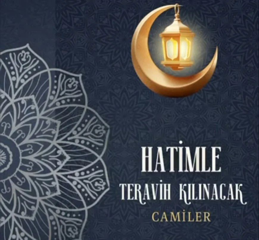 Çorum İl Müftülüğü Duyurdu: Ramazan’da 9 Camide Hatimle Teravih Namazı Kılınacak