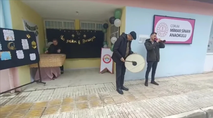 Çorum’da Okullarda Ramazan Coşkusu: Davullu Zurnalı Etkinliklerle “Maarifin Kalbinde” Manevi Atmosfer