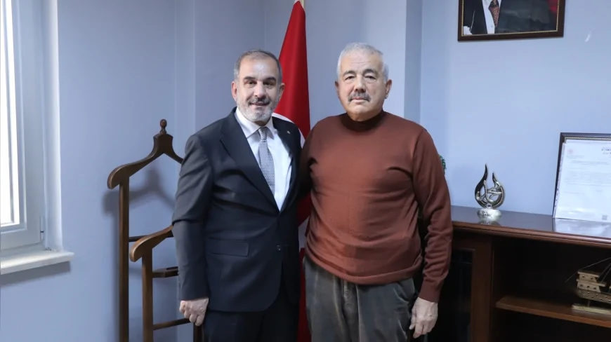 Elazığ Ticaret ve Sanayi Odası Başkanı İdris Alan’dan Recep Alyamaç’a ziyaret: “Elazığ’a mal olmuş bir büyüğümüz”