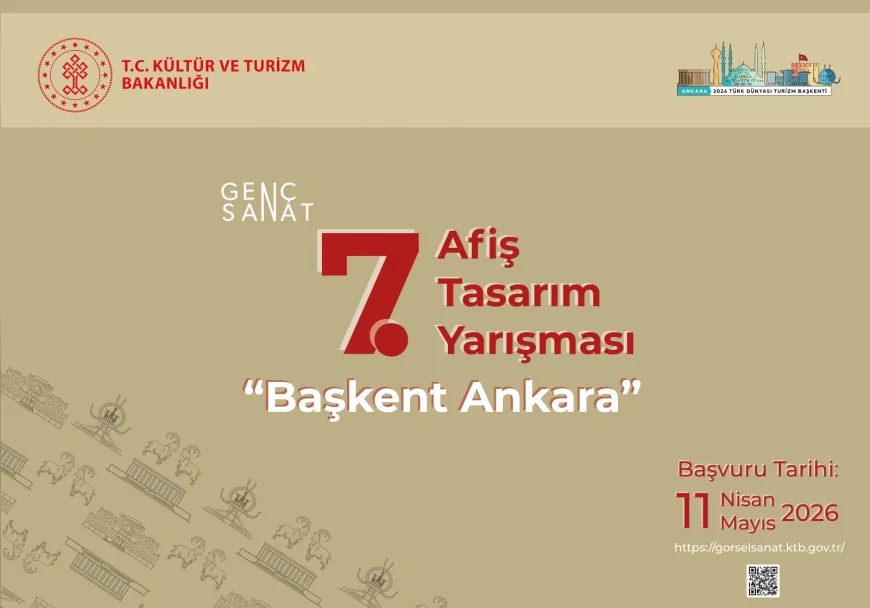 Kültür ve Turizm Bakanlığı “Başkent Ankara” Temalı Afiş Yarışması Düzenliyor 465 Bin Lira Ödül Verilecek