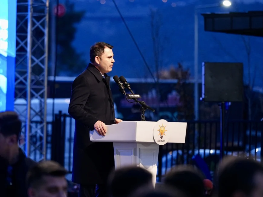 Çevre, Şehircilik ve İklim Değişikliği Bakanı Murat Kurum: “Bu tablo devlet aklının sahadaki mührüdür”