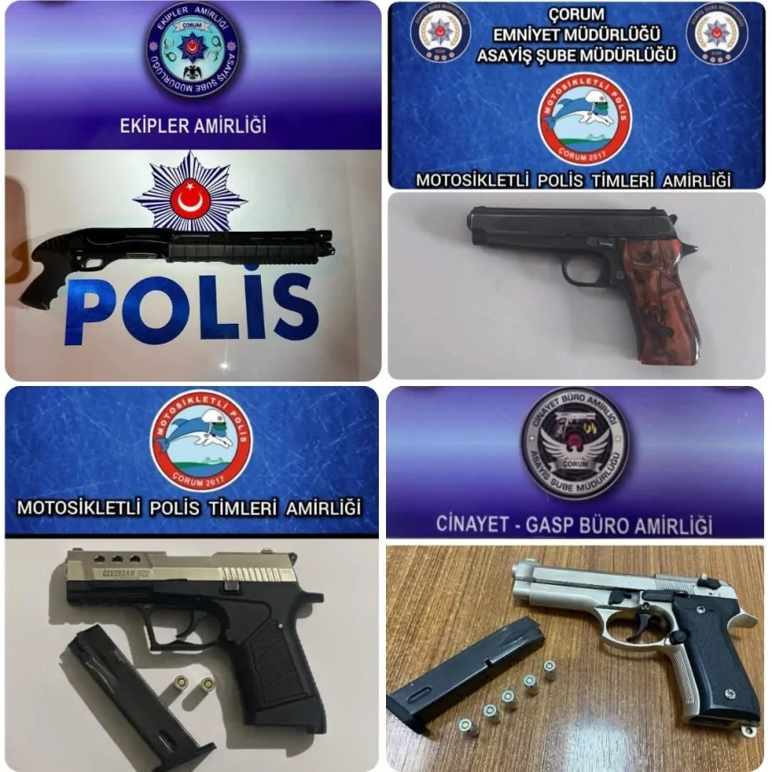 Çorum’da 3 Bin 224 Kişi Sorgulandı, 4 Aranan Şahıs Yakalandı: 13-20 Şubat Asayiş Raporu Açıklandı