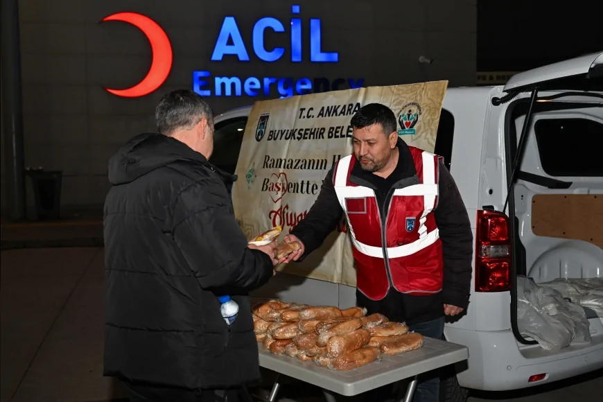 Ankara Büyükşehir Belediyesi Ramazan’da Şehir Hastanelerinde Sahur İkramı Başlattı
