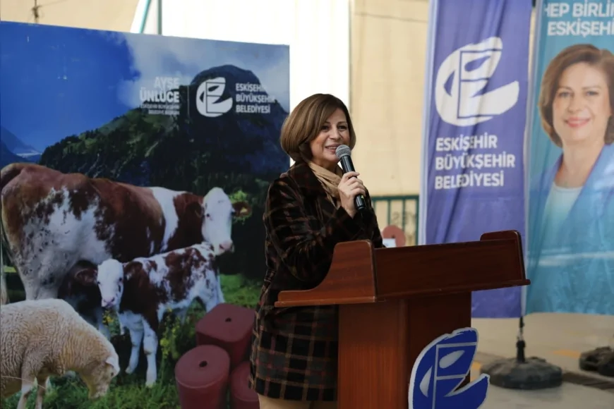 ESKİŞEHİR BÜYÜKŞEHİR BELEDİYE BAŞKANI AYŞE ÜNLÜCE: “KIRSALA YÖNELİK DESTEKLERİMİZ ARTARAK DEVAM EDECEK”