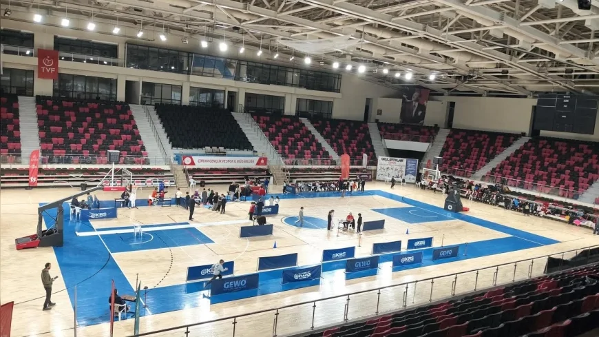 Çorum Gençlik ve Spor İl Müdürü Mustafa Demirkıran, “Sportif Yetenek Taraması” çalışmalarını yerinde inceledi