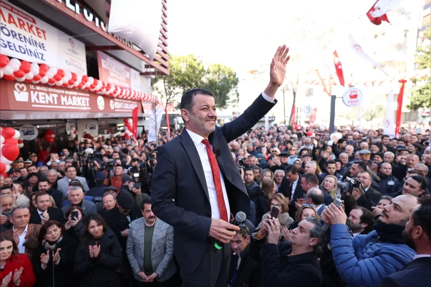DENİZLİ BÜYÜKŞEHİR BELEDİYE BAŞKANI BÜLENT NURİ ÇAVUŞOĞLU: “KENT MARKET, SOSYAL BELEDİYECİLİĞİN SAHADAKİ KARŞILIĞIDIR”