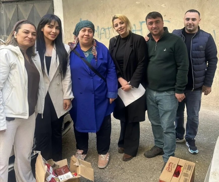 Ramazan ruhunu Gaziantep’te büyüten Cansu Karabacak 140 aileye destek ulaştırdı