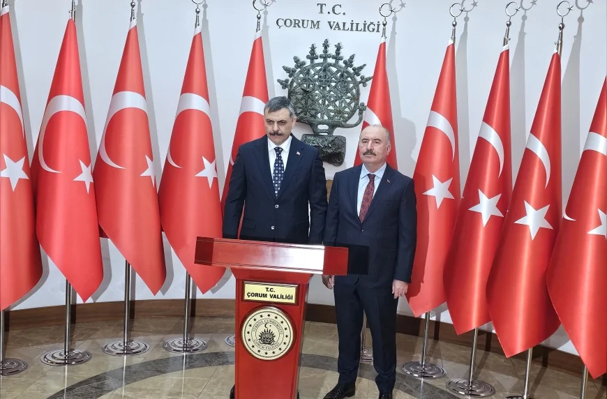 İçişleri Bakanı Mustafa Çiftçi Çorum’da Valiliği Ziyaret Etti