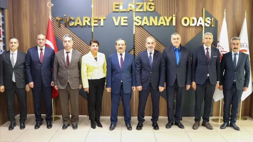 Elazığ Defterdarı Mustafa Bağsız Vergi Haftası kapsamında Elazığ TSO Başkanı İdris Alan’ı ziyaret etti