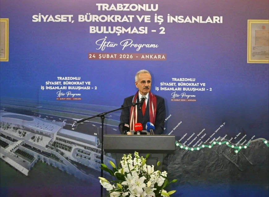 Ulaştırma ve Altyapı Bakanı Abdulkadir Uraloğlu: “Trabzon ile Samsun arasını 2 saate düşüreceğiz”
