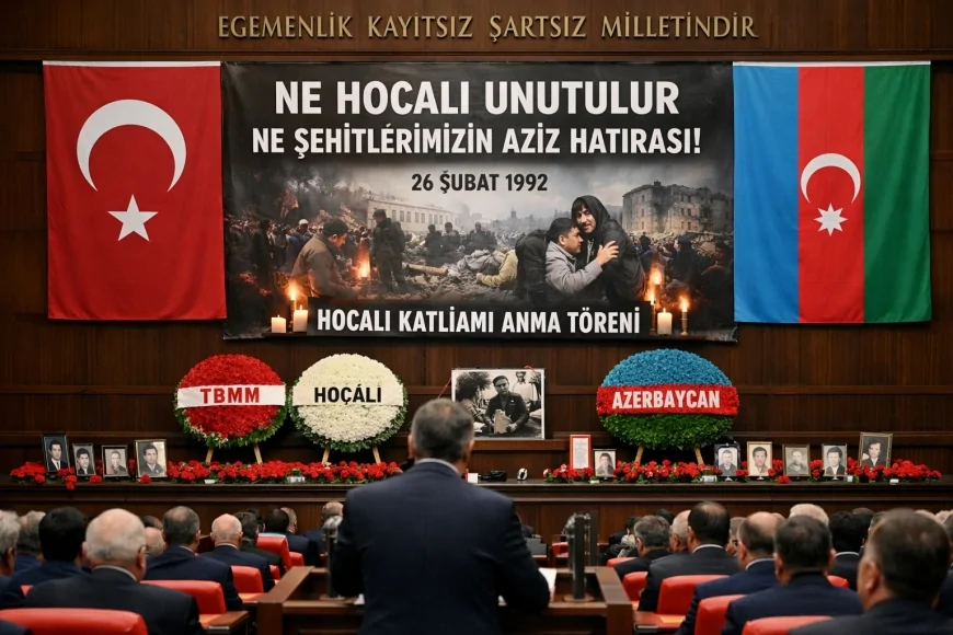 TBMM’DE HOCALI KATLİAMI ANILDI “NE HOCALI UNUTULUR NE ŞEHİTLERİMİZİN AZİZ HATIRASI”