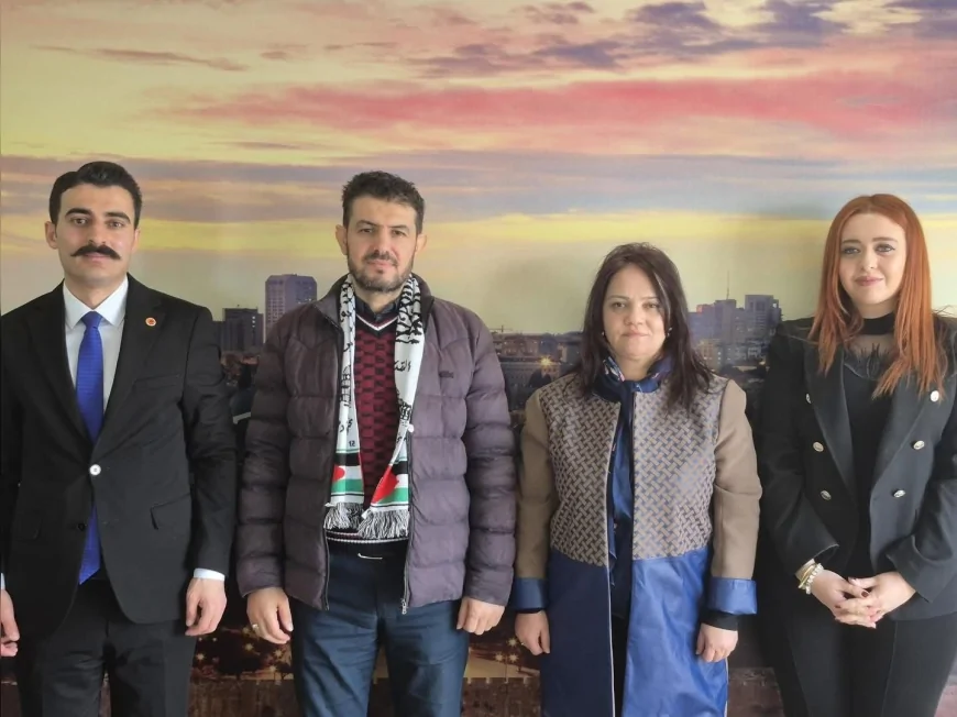 Bürokratlar ve Diplomatlar Birliği Derneği’nden Filistin Diplomasi Merkezi’ne Gazze Gündemli Ziyaret