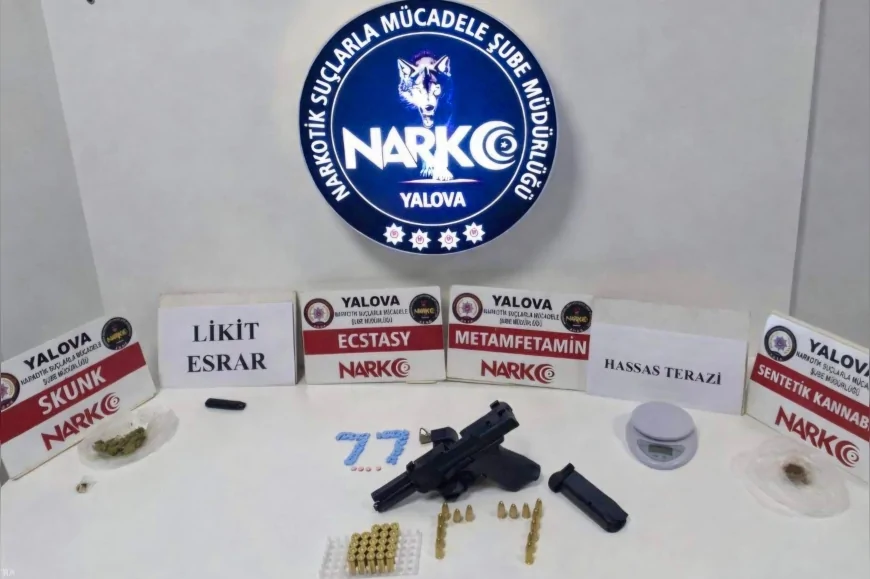 Yalova Merkezli Uyuşturucu Operasyonunda 4 Şüpheli Tutuklandı