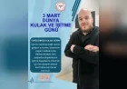Yalova Eğitim ve Araştırma Hastanesi Kulak Burun Boğaz Hastalıkları Uzmanı Dr. Öğr. Üyesi Mehmet Ali Say: “Erken Tanı İşitme Kaybında Hayat Kalitesini Artırır”