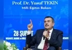 Millî Eğitim Bakanı Yusuf Tekin: “Çanakkale ruhu milletin istikbaline yön veren en güçlü mirastır”
