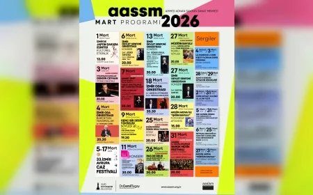 İZMİR BÜYÜKŞEHİR BELEDİYESİ MART AYINDA AASSM’DE KONSERDEN FESTİVALE SANAT DOLU PROGRAMLA BAHARI KARŞILIYOR