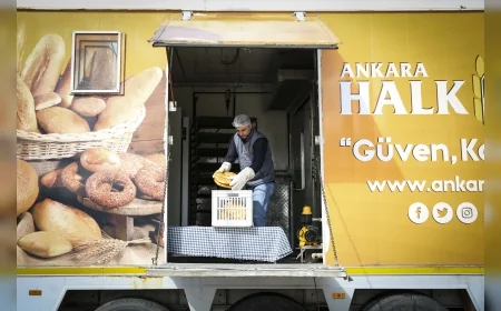 ANKARA BÜYÜKŞEHİR BELEDİYESİ HALK EKMEK RAMAZAN’DA MOBİL FIRINLA PİDEYİ YENİMAHALLE ŞENTEPE’YE TAŞIYOR