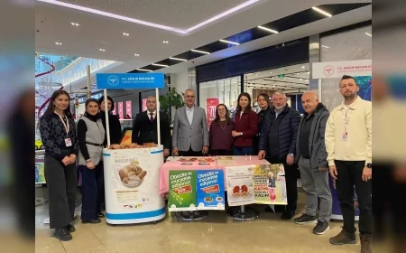 Çorum İl Sağlık Müdürlüğü AHL Park AVM’de “Ramazan’da Sağlık” Etkinliğiyle Toplum Sağlığına Dikkat Çekti
