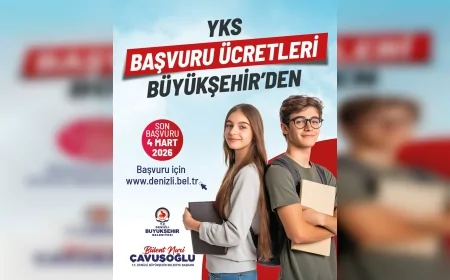 DENİZLİ BÜYÜKŞEHİR BELEDİYESİ YKS GİRİŞ ÜCRETİ DESTEĞİ İÇİN BAŞVURULAR 4 MART’TA SONA ERİYOR