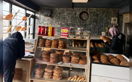 Ağrı Belediyesi Zabıta Müdürlüğü Kent Genelinde Fırın ve Gıda Denetimlerini Sıklaştırdı