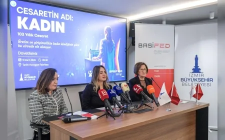 İzmir Büyükşehir Belediyesi 9 Mart’ta “Cesaretin Adı: Kadın” Zirvesine Ev Sahipliği Yapacak