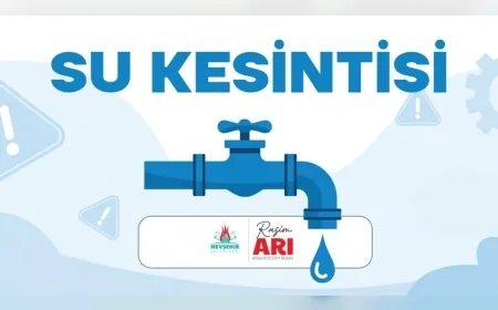 Nevşehir Belediyesi 4 Mahallede 9 Saatlik Planlı Su Kesintisi Uygulayacak