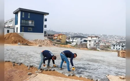 Yalova Belediyesi Bayraktepe ve Bağlarbaşı’nda Bakım Onarım Çalışması Yürüttü