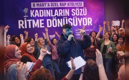 ODUNPAZARI BELEDİYESİ 8 MART KAPSAMINDA RAP ATÖLYESİ DÜZENLİYOR KADINLARIN SÖZÜ MÜZİKLE BULUŞACAK