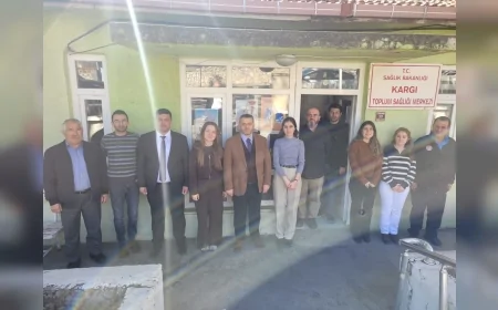 Çorum İl Sağlık Müdürü Prof. Dr. Sinan Zehir Kargı’da Birinci Basamak Hizmetlerini İnceledi