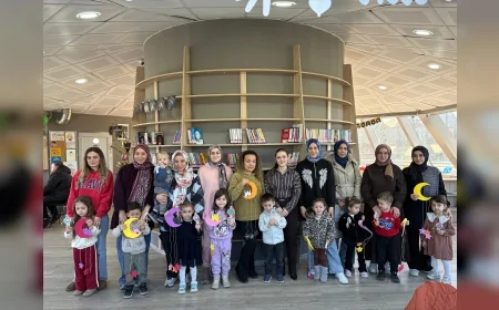 BAŞİSKELE BELEDİYESİ ÇOCUK KÜTÜPHANESİ RAMAZAN AYINDA ATÖLYE VE EĞİTİM PROGRAMLARIYLA YOĞUN İLGİ GÖRÜYOR