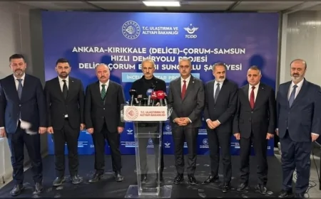 Ulaştırma ve Altyapı Bakanı Abdulkadir Uraloğlu: “Delice-Çorum Etabında Fiziki Gerçekleşme Yüzde 23’e Ulaştı”