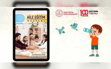 MİLLÎ EĞİTİM BAKANLIĞI OKUL ÖNCESİ AİLE EĞİTİM BÜLTENİNİN MART SAYISINI “ÖZ DÜZENLEME VE DİKKAT BECERİLERİ” TEMASIYLA YAYIMLADI