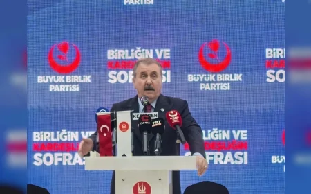 KEÇİÖREN’DE BBP’NİN İFTAR BULUŞMASI DESTİCİ’NİN KATILIMIYLA YAPILDI: “EĞER GÜÇLÜ DEĞİLSENİZ HAKLI OLMANIZ BİR ŞEY İFADE ETMİYOR”